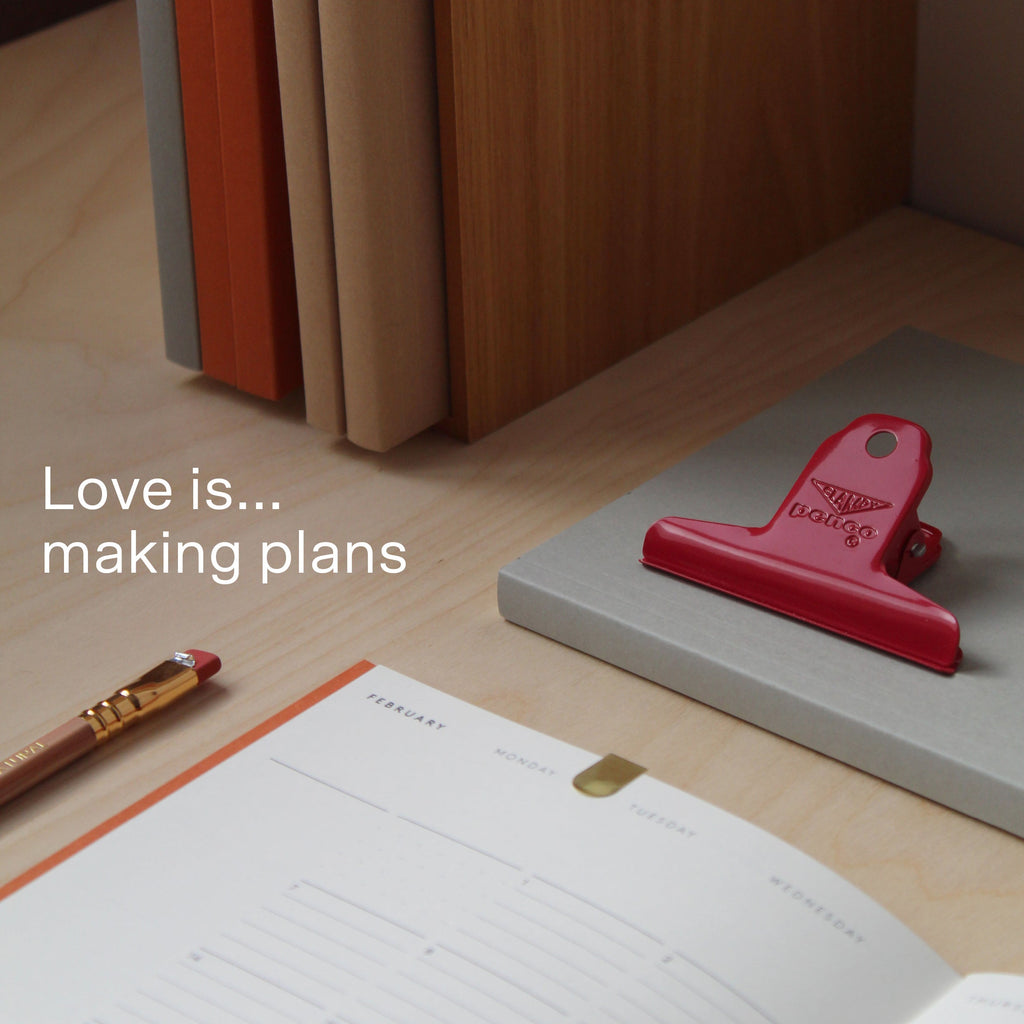 Love is...      making plans