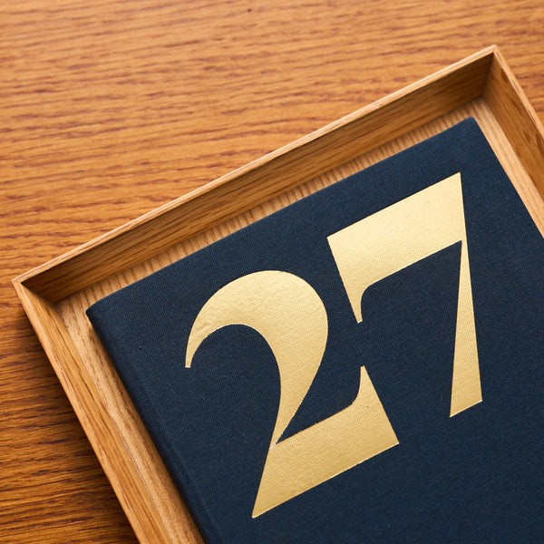 2027 Linen Diary | Navy