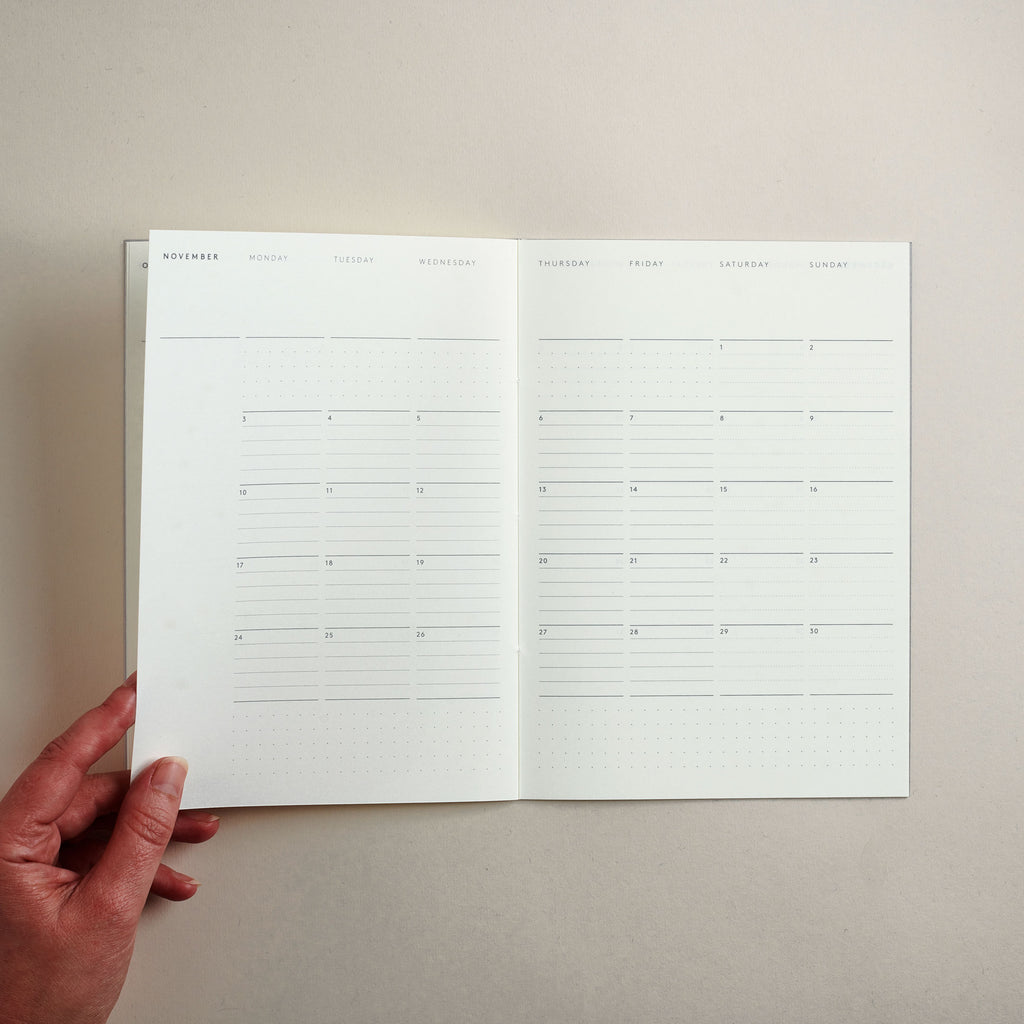 A5 2026 Monthly Planner Layout